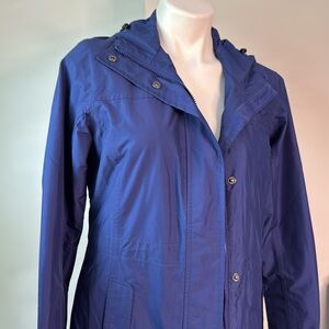 Like New Ankle Length Removable Primaloft Lining Hooded Rain Coat XS